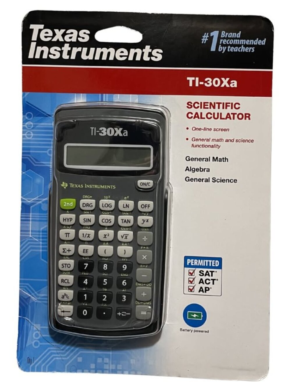 Texas Instruments TI-30Xa Scientific Calculator NEW Factory Sealed SAT ACT AP Ap